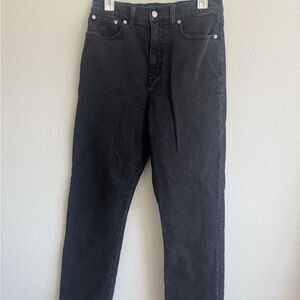 Madewell 90’s Straight Jeans in Black 29 tall